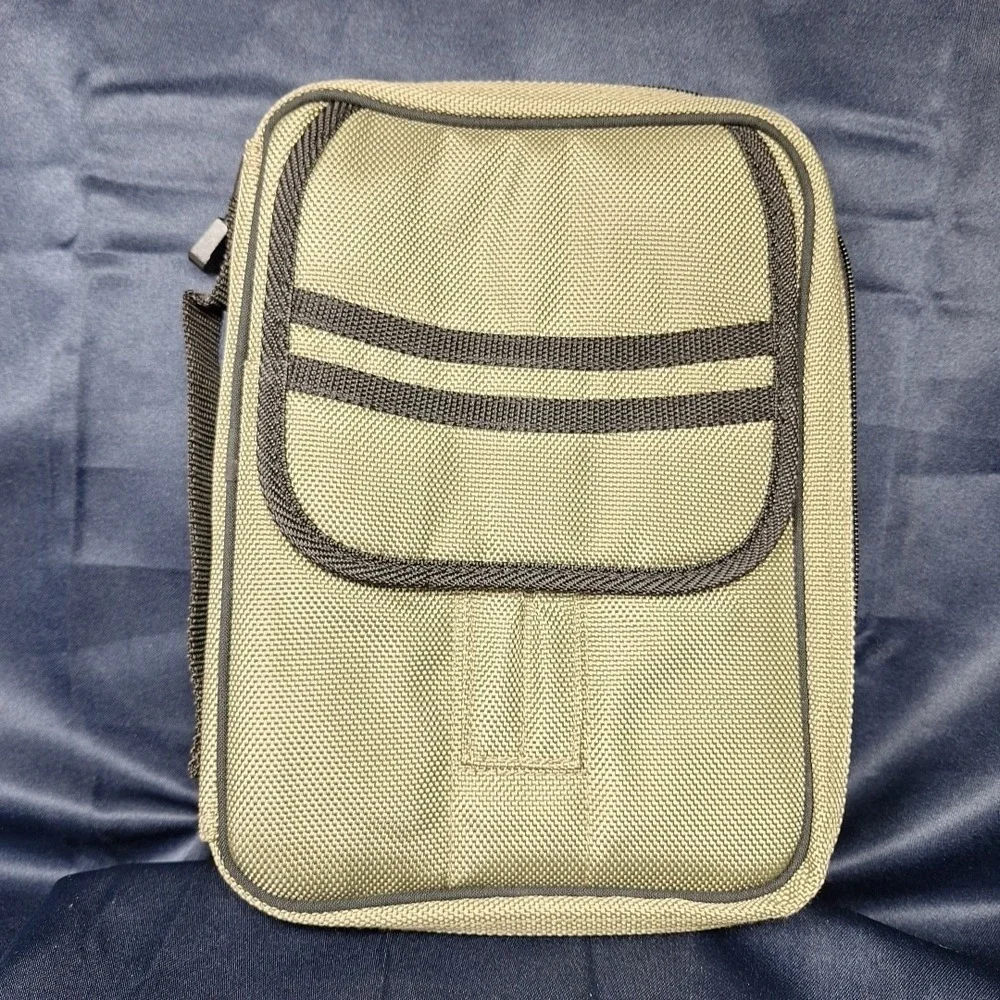 Vtg 90s Daytimer Navigator Canvas Planner Organizer Binder Zip 8 x 10.5 Rare